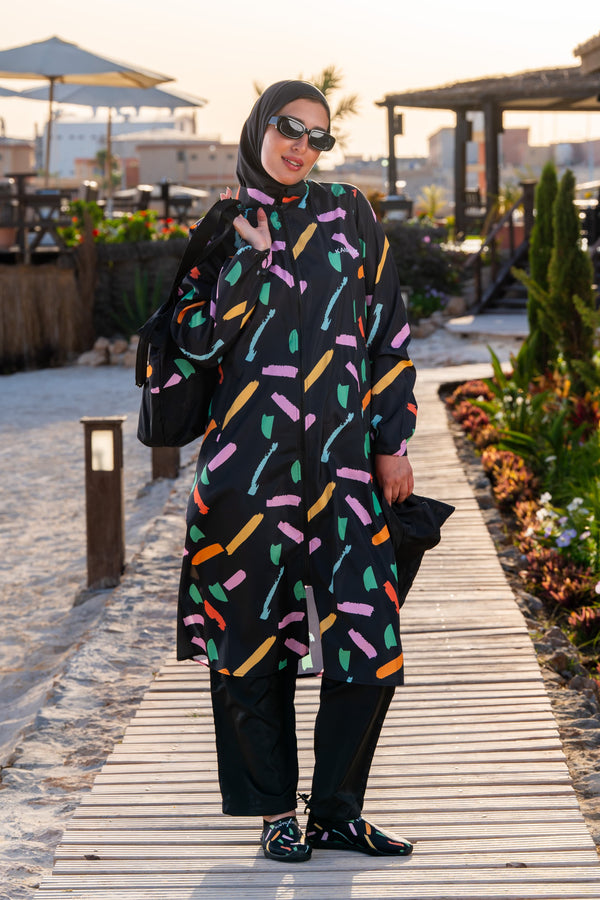 رشة ملونة (قصيرة)