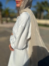 Over-sized white shirt