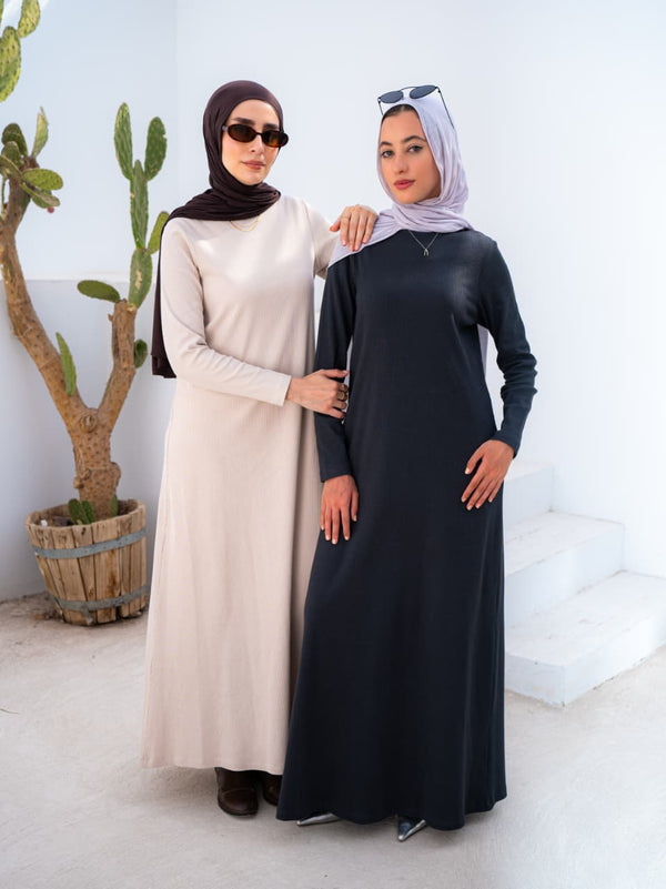 Ribbed Basic Dress