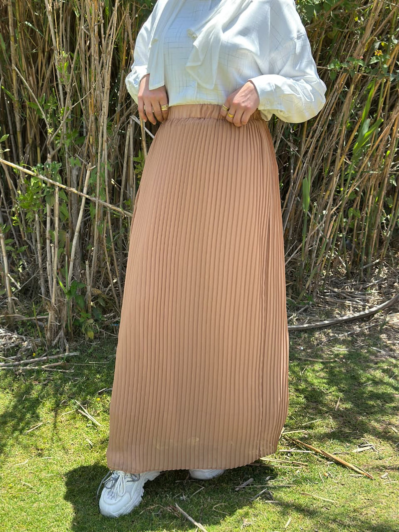 Chiffon Pleated Skirt