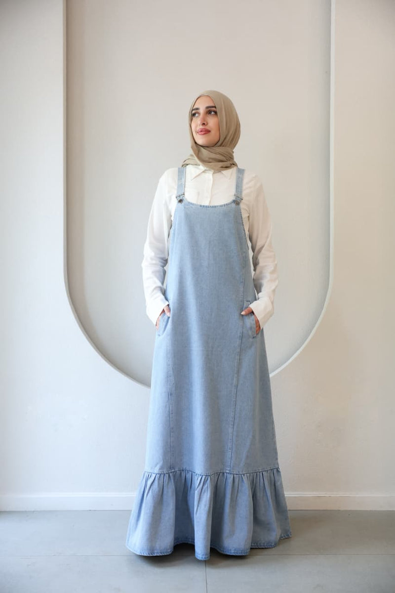 Sleeveless Denim Dress