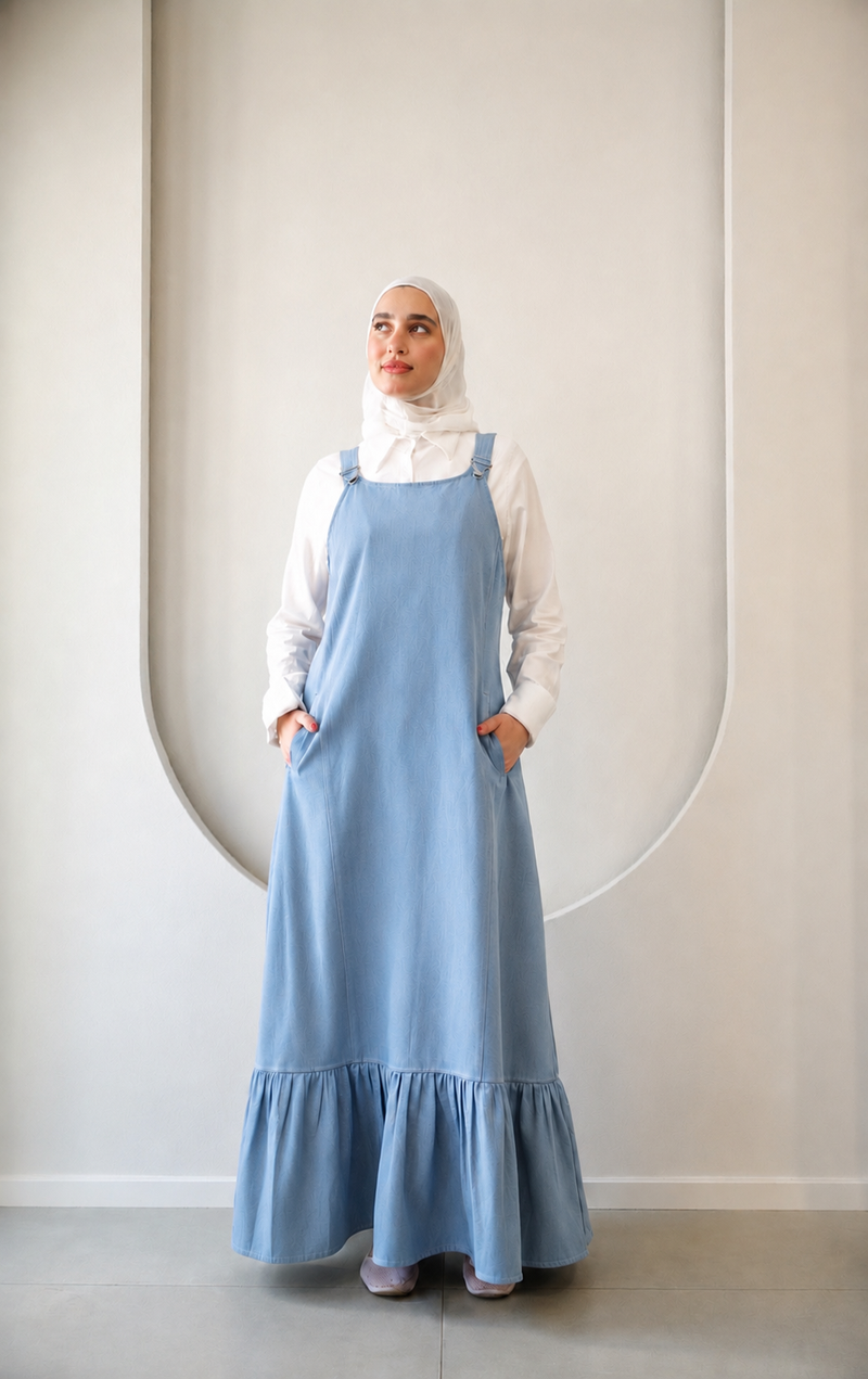 Sleeveless Denim Dress